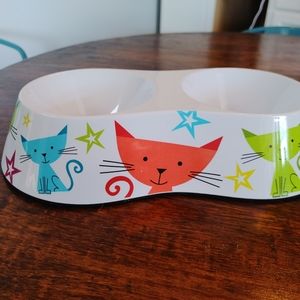 Double diner cat bowl